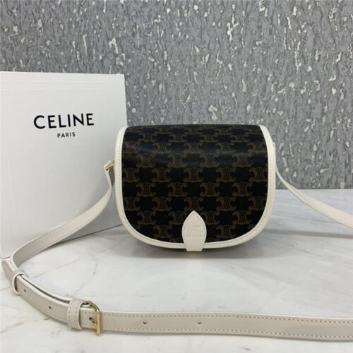 High Quality Luxury Celine Folco Triomphe Canvas Medium Bags – Style 24801