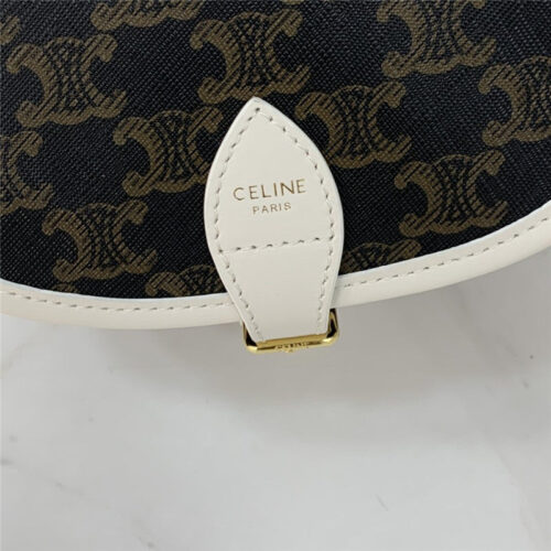 High Quality Luxury Celine Folco Triomphe Canvas Medium Bags – Style 24801 product detail