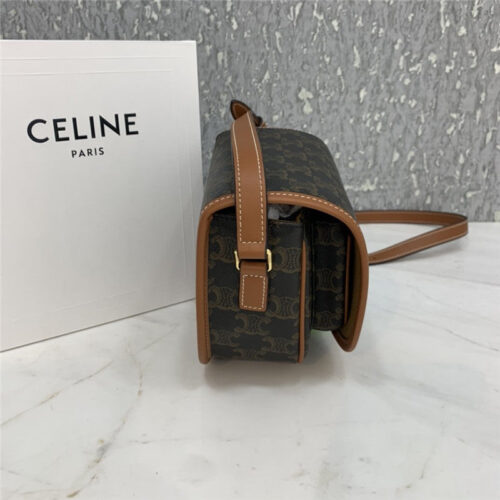 High Quality Luxury Celine Folco Triomphe Canvas Medium Handbag Bags – Style 24799 product detail
