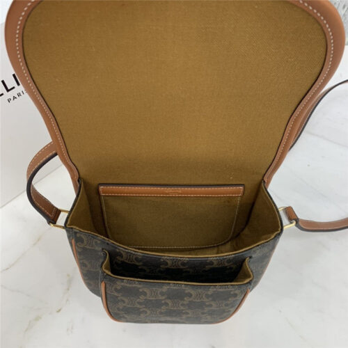 High Quality Luxury Celine Folco Triomphe Canvas Medium Handbag Bags – Style 24799 product detail