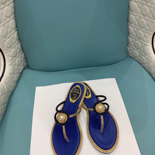 High Quality Luxury René Caovilla Slippers Sandals – Style 52102 product detail