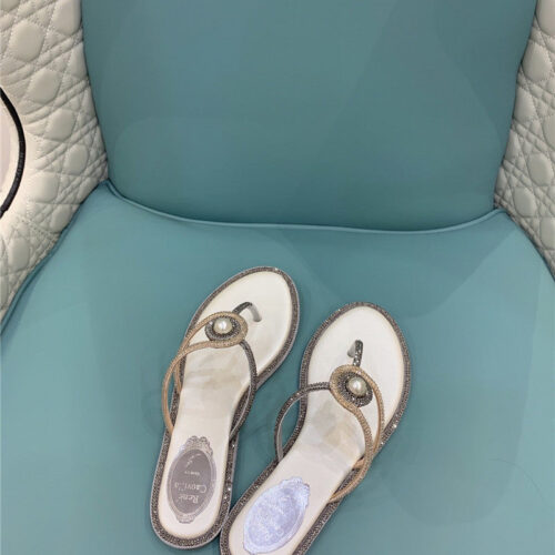 High Quality Luxury René Caovilla Slippers Sandals product detail