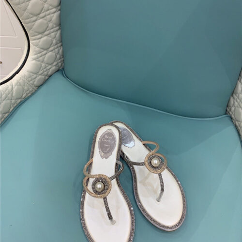 High Quality Luxury René Caovilla Slippers Sandals product detail