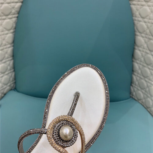 High Quality Luxury René Caovilla Slippers Sandals product detail
