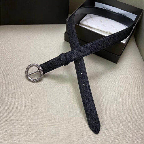 High Quality Luxury Bottega Veneta Belt Women Black alternate view