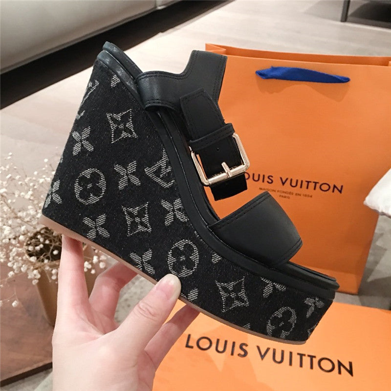 High Quality Luxury Louis Vuitton Platform Sandals Shoes product detail