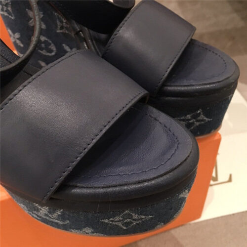 High Quality Luxury Louis Vuitton Platform Sandals Shoes – Style 21572 product detail