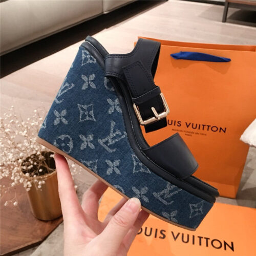 High Quality Luxury Louis Vuitton Platform Sandals Shoes – Style 21572 product detail