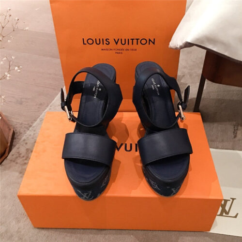 High Quality Luxury Louis Vuitton Platform Sandals Shoes – Style 21572 product detail