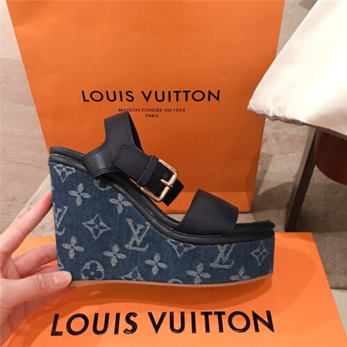 High Quality Luxury Louis Vuitton Platform Sandals Shoes – Style 21572 product detail