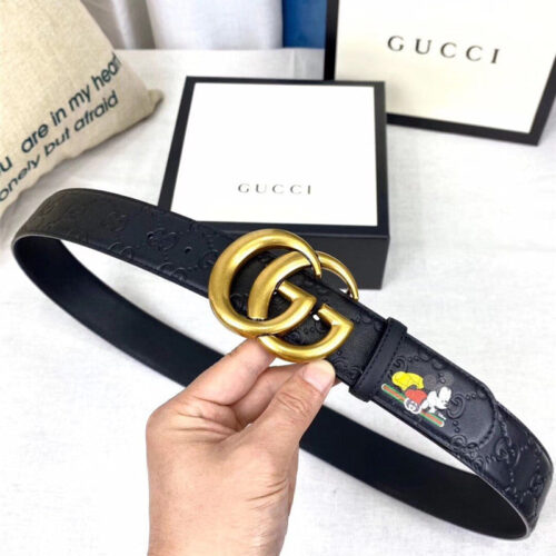High Quality Luxury Gucci Belt With Big Buckle alternate view