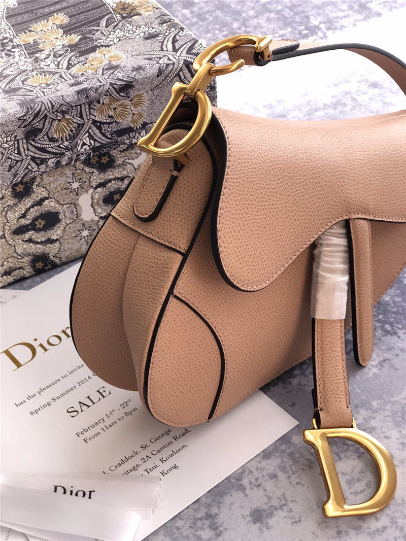 High Quality Luxury Dior Saddle Bag Pink product detail