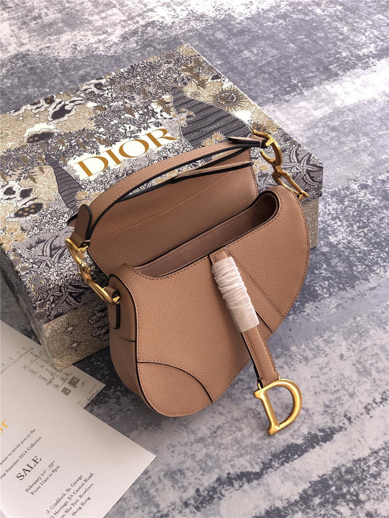 High Quality Luxury Dior Saddle Bag Pink product detail