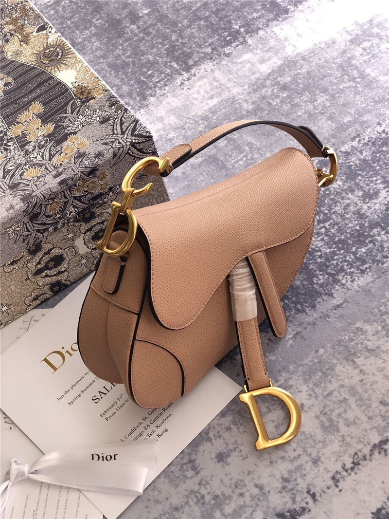 High Quality Luxury Dior Saddle Bag Pink product detail