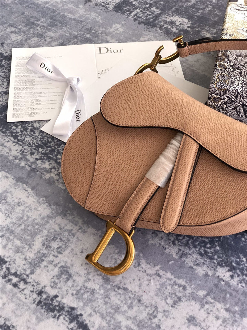 High Quality Luxury Dior Saddle Bag Pink product detail