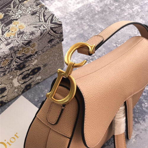 High Quality Luxury Dior Saddle Bag Pink product detail