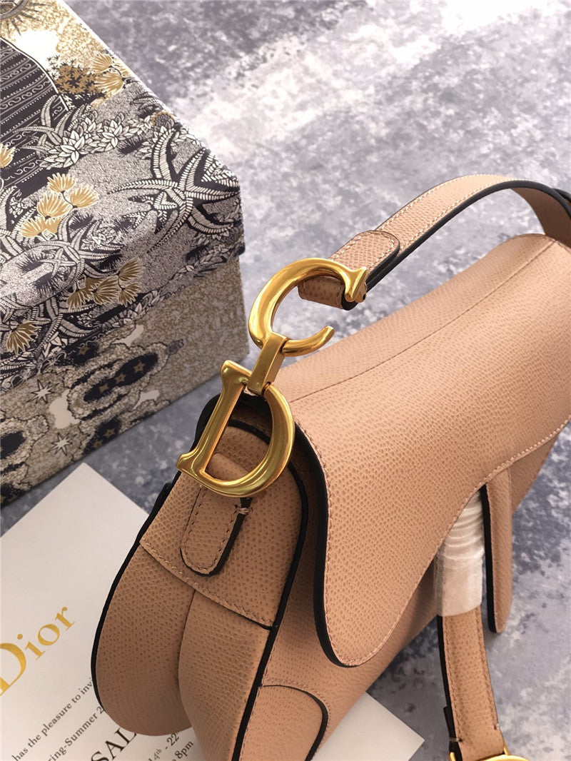 High Quality Luxury Dior Saddle Bag Pink product detail