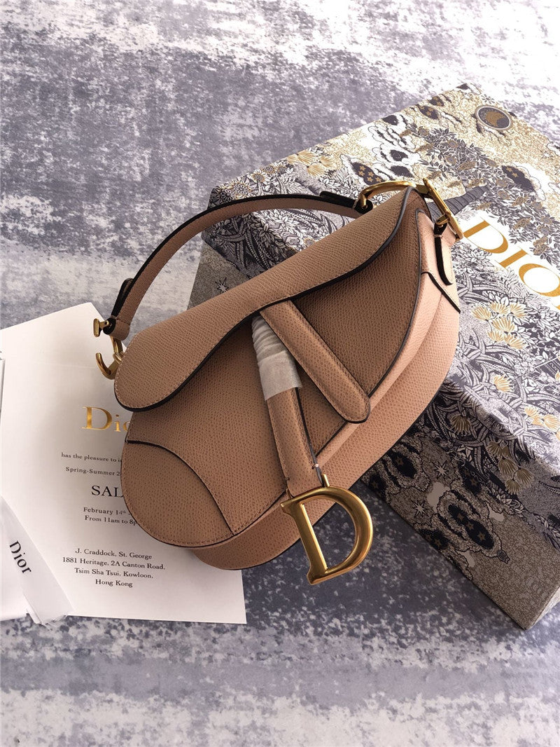 High Quality Luxury Dior Saddle Bag Pink product detail
