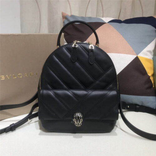 High Quality Luxury Bvlgari Serpenti Cabochon Backpack – Style 42566