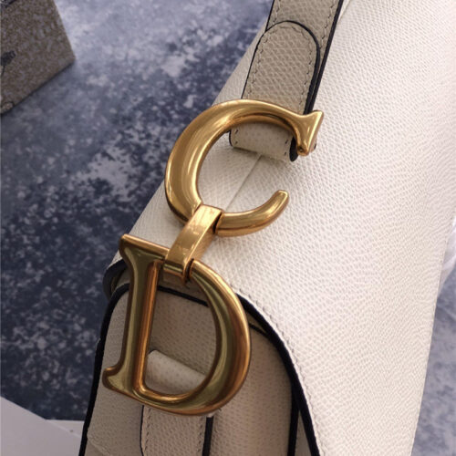 High Quality Luxury Dior Saddle Bag White product detail