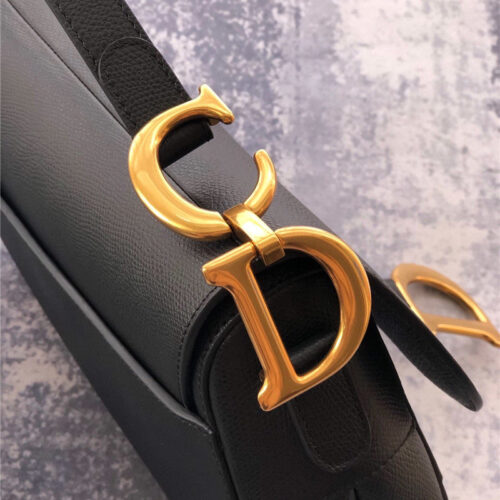 High Quality Luxury Dior Saddle Bag Black product detail