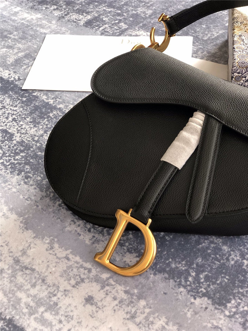 High Quality Luxury Dior Saddle Bag Black product detail