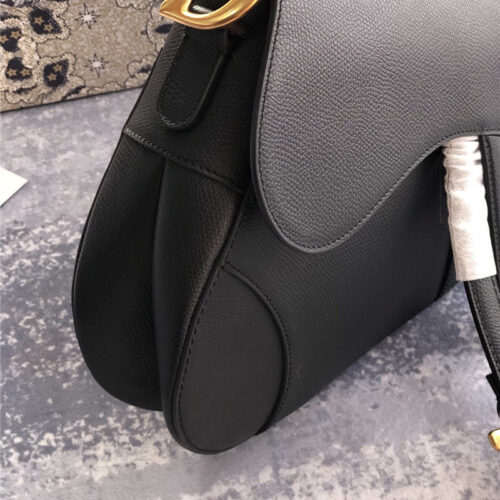High Quality Luxury Dior Saddle Bag Black product detail