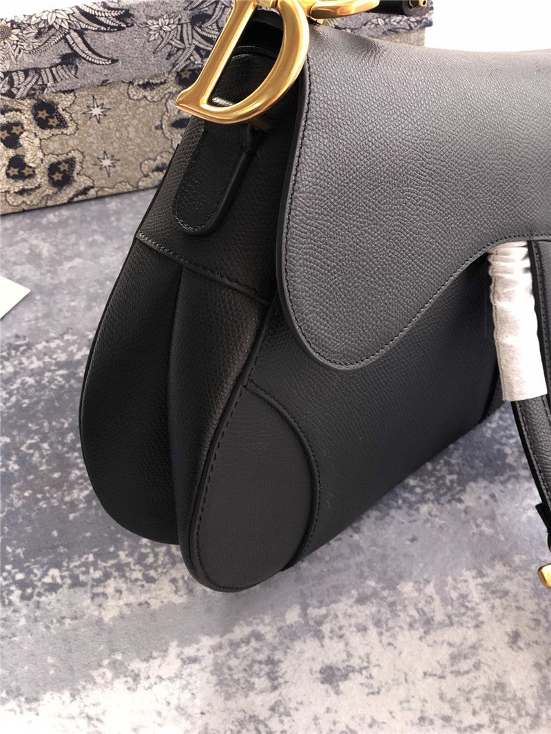 High Quality Luxury Dior Saddle Bag Black product detail