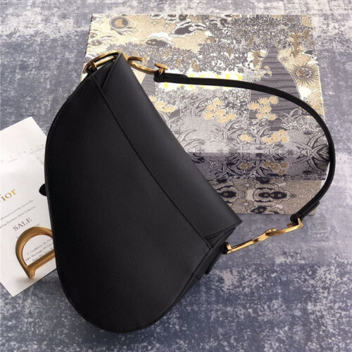 High Quality Luxury Dior Saddle Bag Black product detail