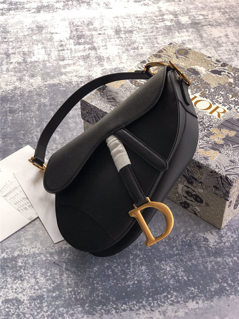 High Quality Luxury Dior Saddle Bag Black product detail