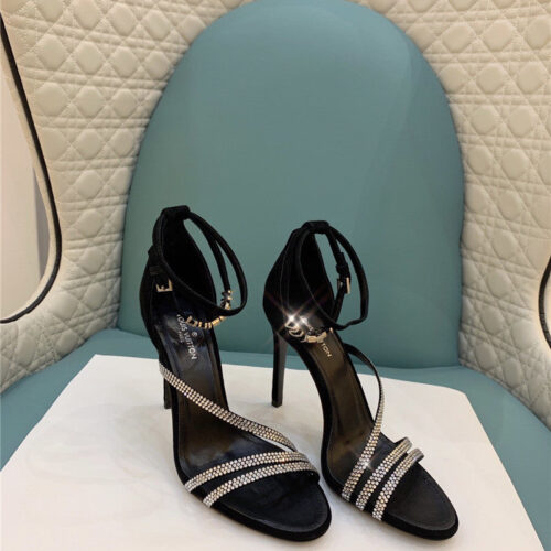 High Quality Luxury Louis Vuitton Heels Sandals Womens