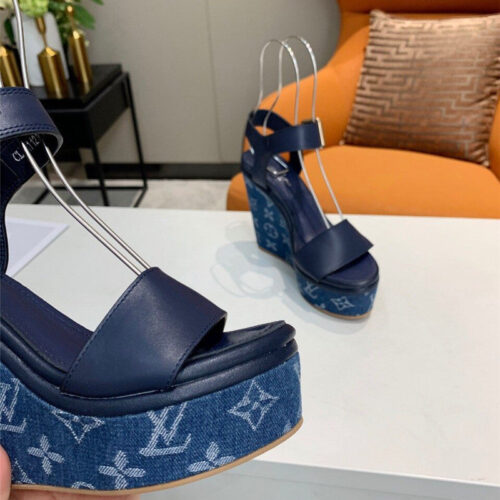 High Quality Luxury LV Louis Vuitton Platform Sandals – Style 52931 product detail