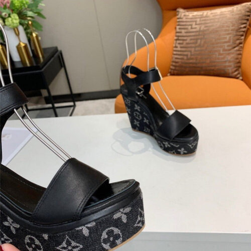 High Quality Luxury LV Louis Vuitton Platform Sandals product detail