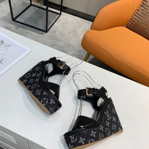 High Quality Luxury LV Louis Vuitton Platform Sandals product detail