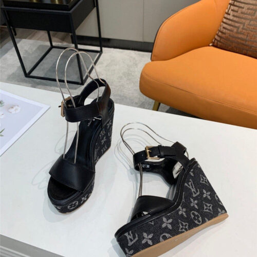 High Quality Luxury LV Louis Vuitton Platform Sandals product detail