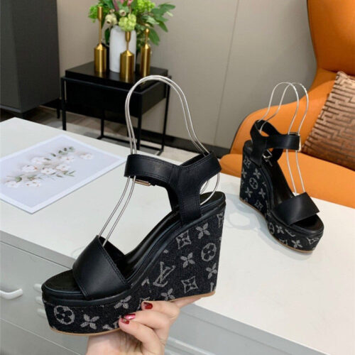 High Quality Luxury LV Louis Vuitton Platform Sandals product detail
