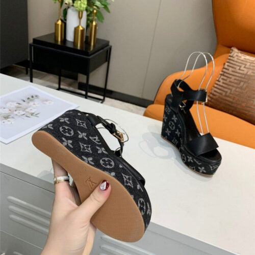 High Quality Luxury LV Louis Vuitton Platform Sandals product detail