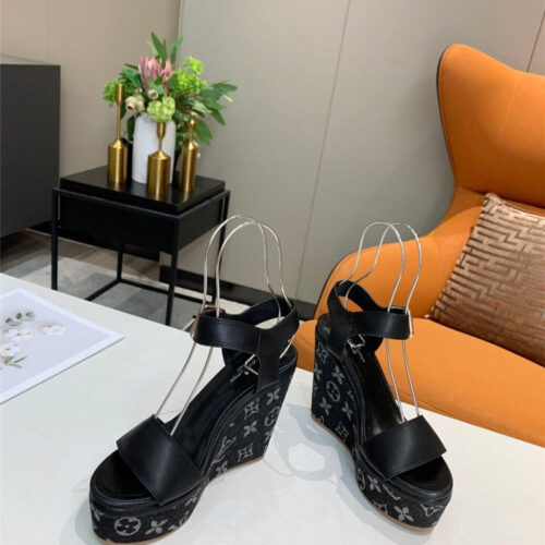 High Quality Luxury LV Louis Vuitton Platform Sandals product detail