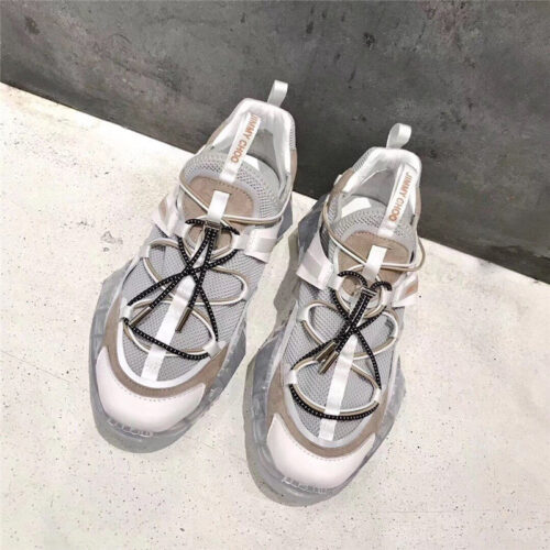 High Quality Luxury Jimmy Choo Crystal Sneakers – Style 75319
