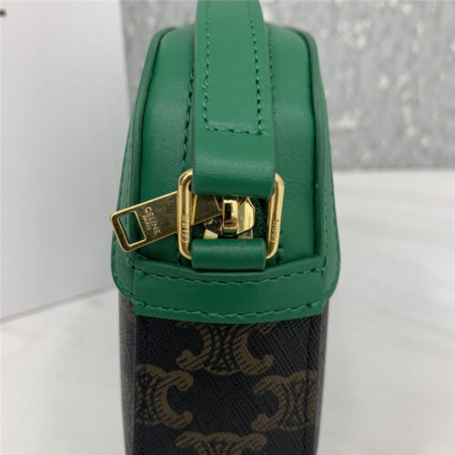 High Quality Luxury Celine Small Camera Bag In Triomphe Canvas product detail