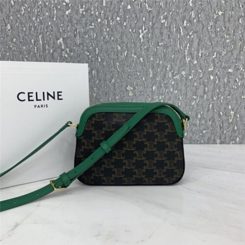 High Quality Luxury Celine Small Camera Bag In Triomphe Canvas product detail