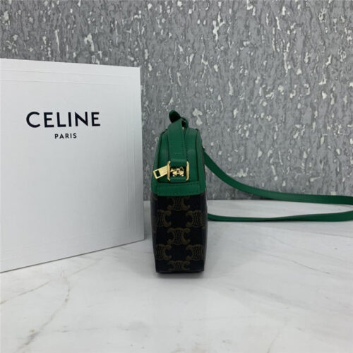 High Quality Luxury Celine Small Camera Bag In Triomphe Canvas product detail