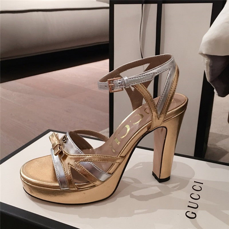 High Quality Luxury Gucci Heels Sandals Womens product detail