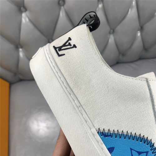 High Quality Luxury Loui Vuitton Mens Tattoo Canvas Sneakers – Style 67907 product detail