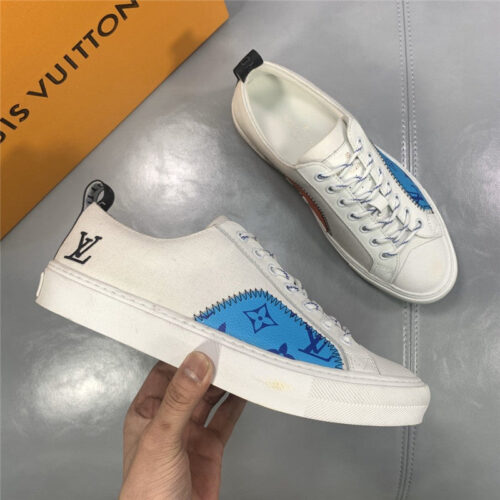 High Quality Luxury Loui Vuitton Mens Tattoo Canvas Sneakers – Style 67907