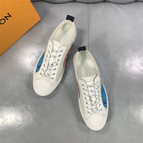 High Quality Luxury Loui Vuitton Mens Tattoo Canvas Sneakers – Style 67907 alternate view