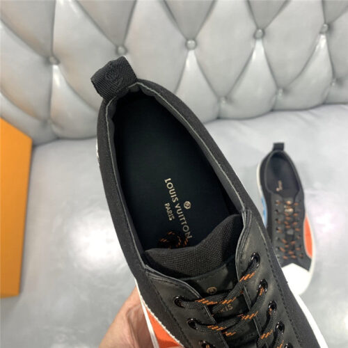 High Quality Luxury Loui Vuitton Mens Tattoo Canvas Sneakers – Style 81475 product detail