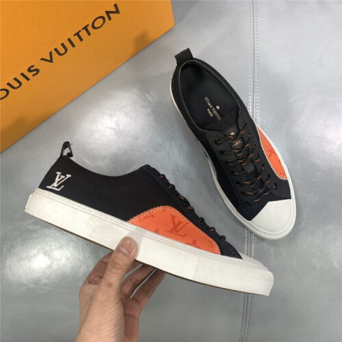 High Quality Luxury Loui Vuitton Mens Tattoo Canvas Sneakers – Style 81475