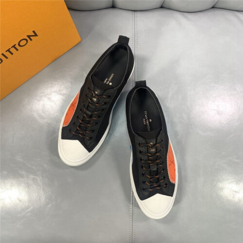 High Quality Luxury Loui Vuitton Mens Tattoo Canvas Sneakers – Style 81475 product detail