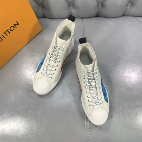 High Quality Luxury Loui Vuitton Mens Tattoo Canvas Sneakers product detail